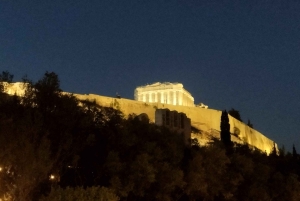Athene en Piraeus: Privé avondtour