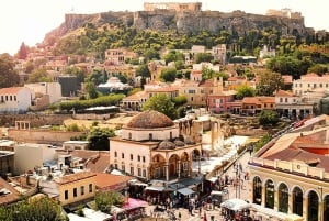 Athen i tusmørket aftentur med drinks og Meze-retter