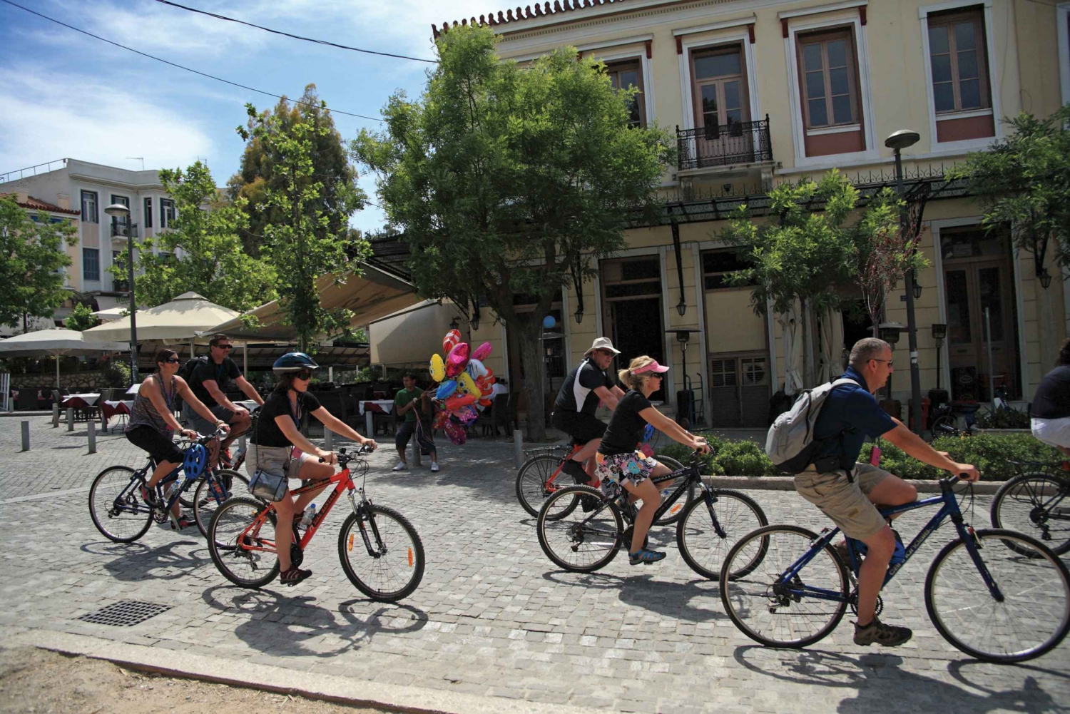 Aten: Cykeltur i Atens historiska centrum