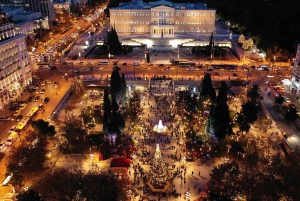 Афины ночью: пешеходная экскурсия для небольшой группы | Ужин включен