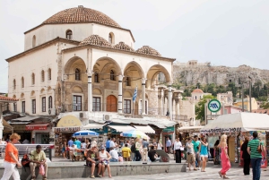 Афины ночью: пешеходная экскурсия для небольшой группы | Ужин включен