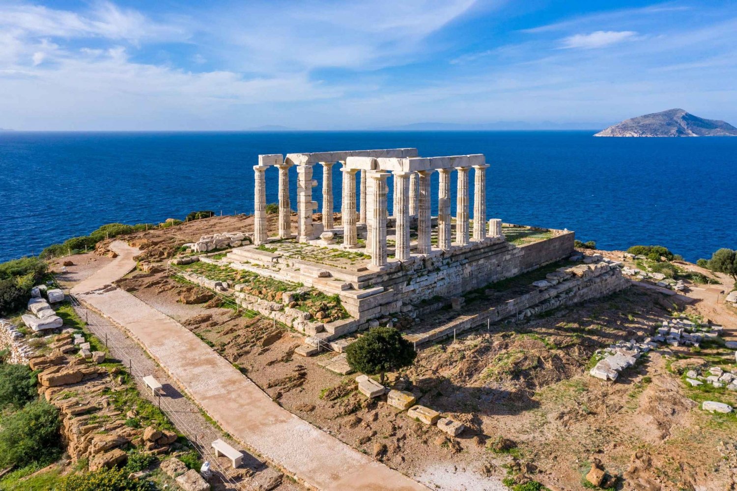 Athen: Cape Sounion og Poseidon-tempelet Solnedgangstur