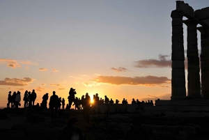 Atenas: Cabo Sounion, Templo de Poseidon, Passeio pela Riviera de Atenas