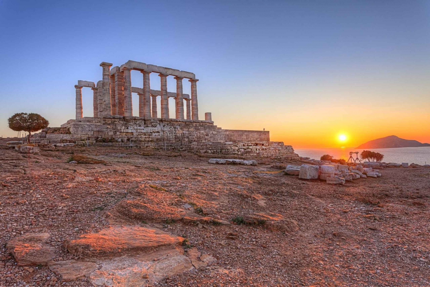 Athens: Cape Sounion &Temple of Poseidon Sunset Tour & Audio