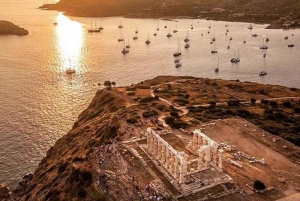 Athens: Cape Sounion &Temple of Poseidon Sunset Tour & Audio
