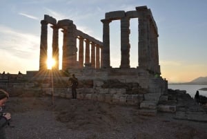Athens: Cape Sounion &Temple of Poseidon Sunset Tour & Audio