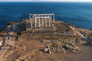Athens: Cape Sounion &Temple of Poseidon Sunset Tour & Audio
