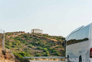 Ateny: Odkryj przylądek Sounion i świątynię Posejdona o zachodzie słońca