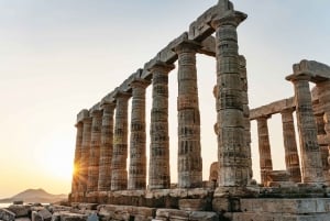 Ateena: Poseidonin temppeli: Cape Sounion ja auringonlaskun päiväretki