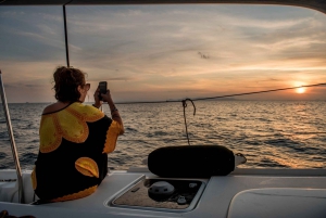 Atenas: Cruzeiro de catamarã com almoço leve e vinho