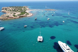 Atenas: Cruzeiro de catamarã com almoço leve e vinho