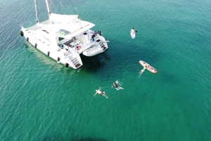 Atenas: Cruzeiro de catamarã com almoço leve e vinho