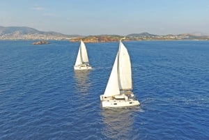 Athens Riviera: Catamaran Cruise with Meal and Drinks