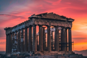 Ateenan joulun taika – yksityinen Akropolis- ja kaupunkikierros