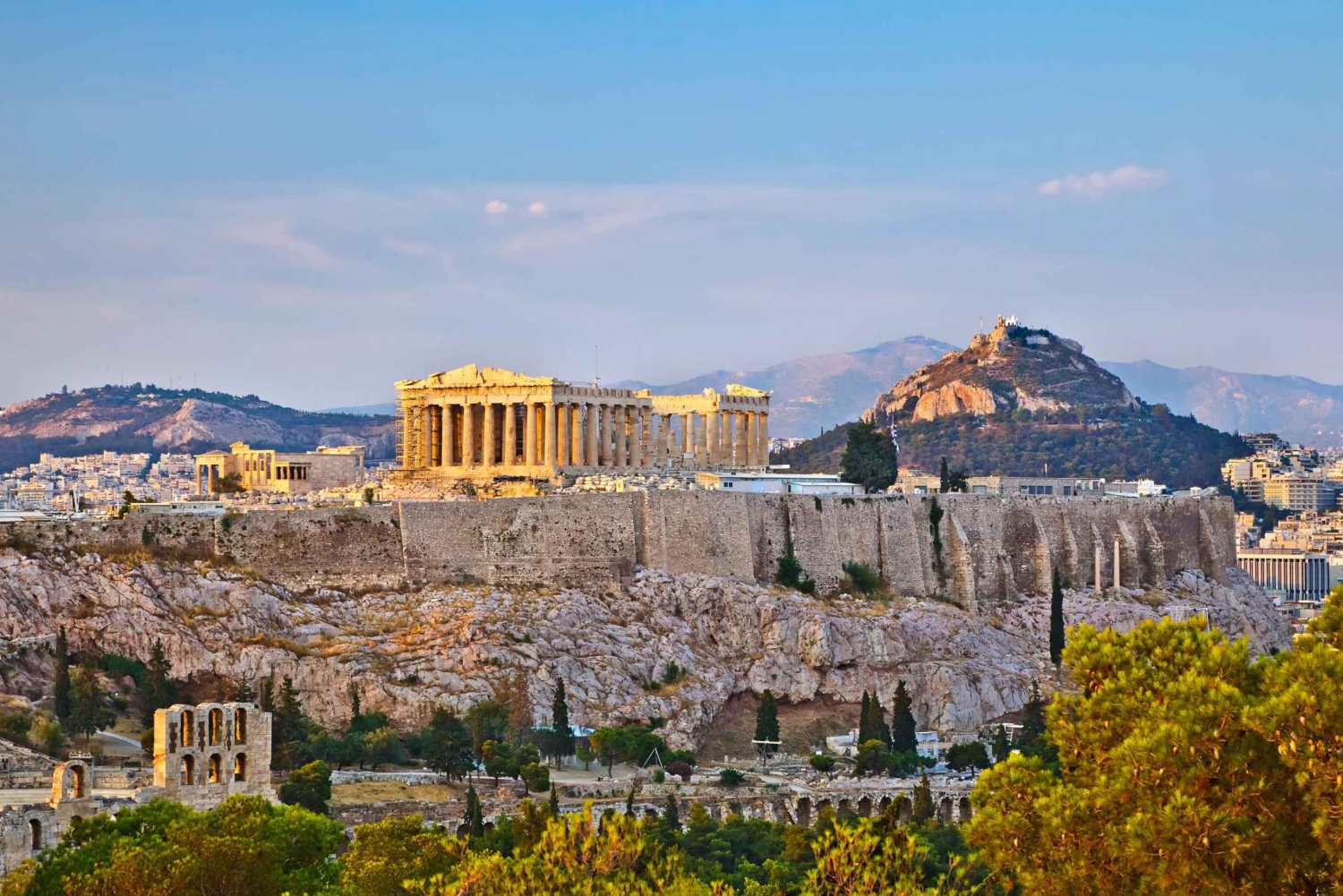Athene: tour door de stad, Akropolis en museum, met tickets