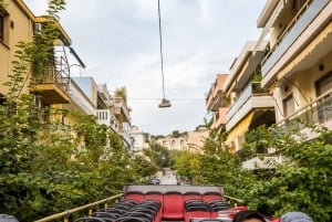 Athene: gele hop-on hop-off bustour door stad en kust