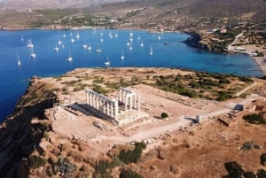 Athene: privétour met hoogtepunten van de stad met de tempel van Poseidon