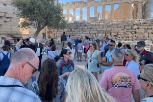 Visite de la ville d'Athènes avec visite de l'Acropole et billet d'entrée