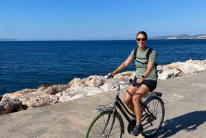 Aventure de vélo et de natation sur la côte d'Athènes