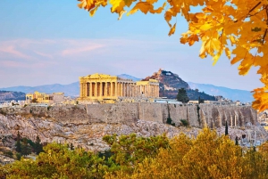 Athènes : Billet combiné pour le bus à arrêts multiples et transfert aéroport
