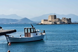Athènes : canal de Corinthe, Corinthe antique et Nauplie