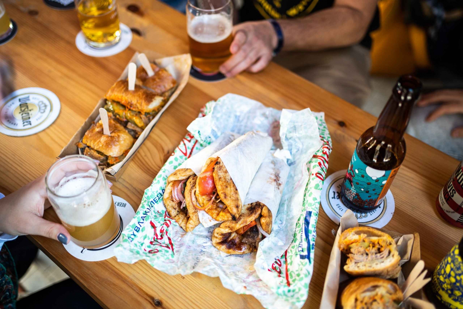 Athens: Craft Beer and Street Food Guided Walking Tour