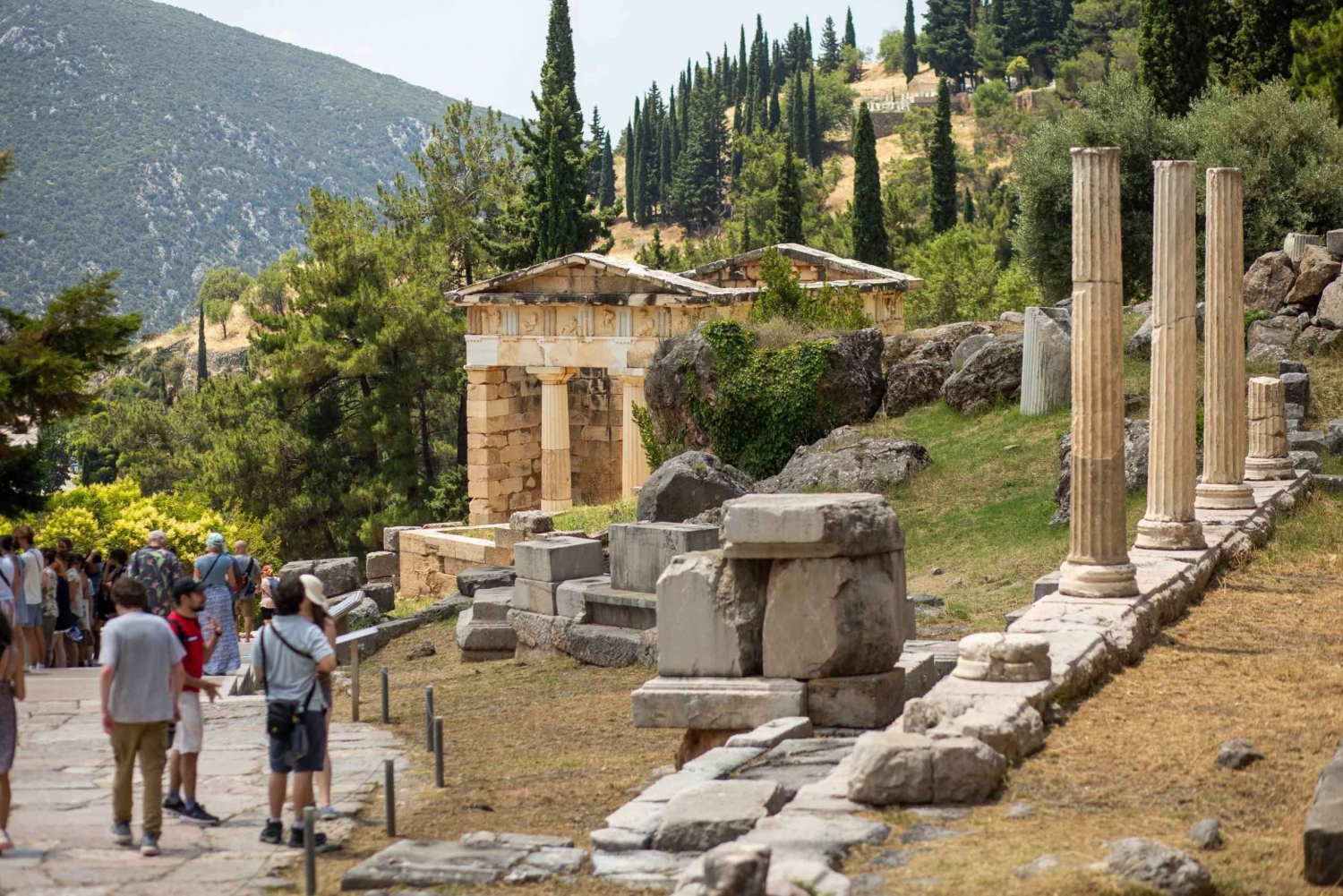 Atenas: Experiência de um dia em Delphi para pequenos grupos e visita a Arachova