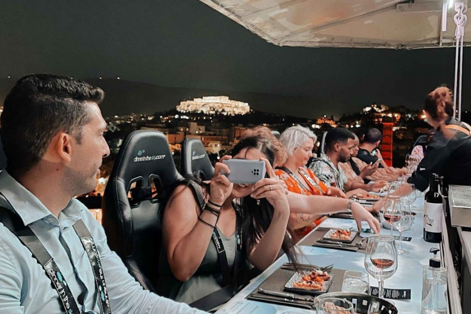 Athens: Dinner in the Sky Experience