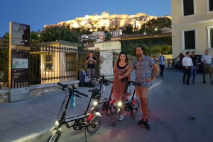 Athen: Oplev byen på en aftentur på elcykel