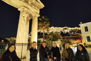 Athen: Oplev byen på en aftentur på elcykel