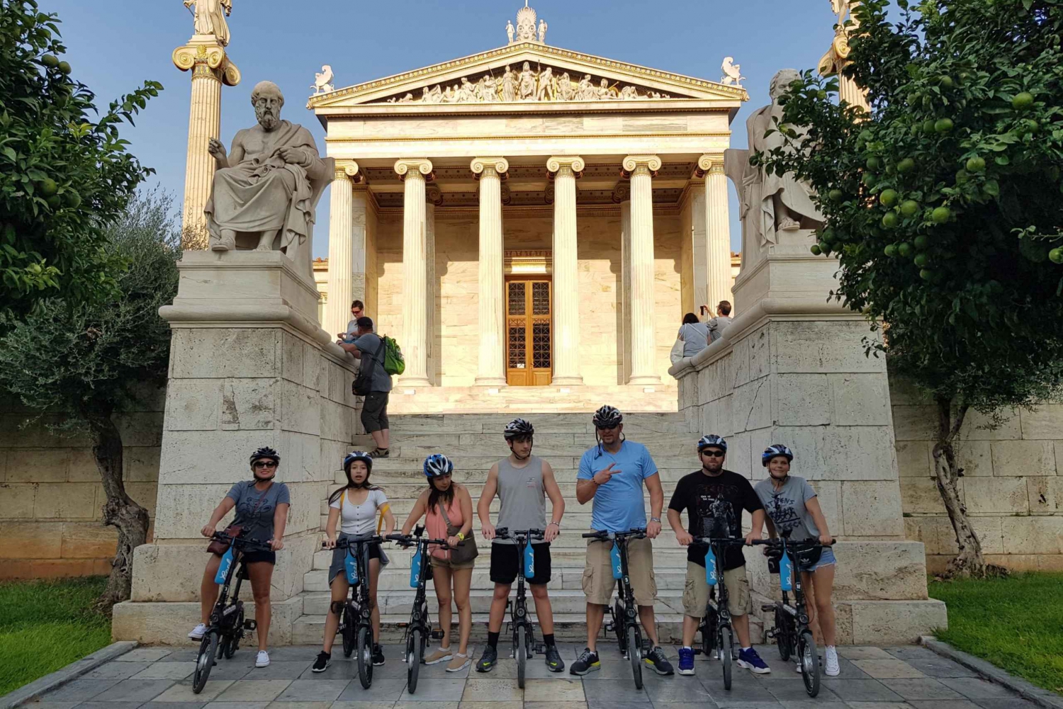 Athènes : Excursion d'une journée à vélo électrique