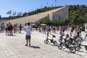Atenas: Excursión de un día en bicicleta eléctrica