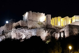 Athens: Electric Bike Night Tour