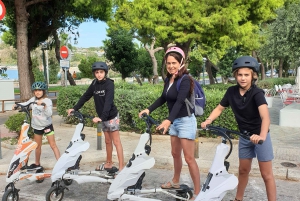 Athens: Electric Scooter City Tour with Food Tasting