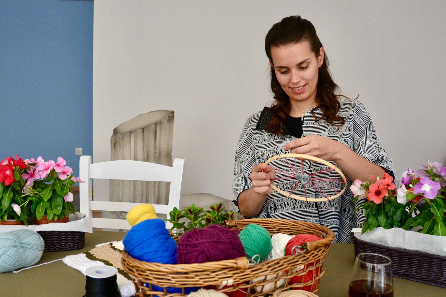 Athen: Væveværksted med græsk te