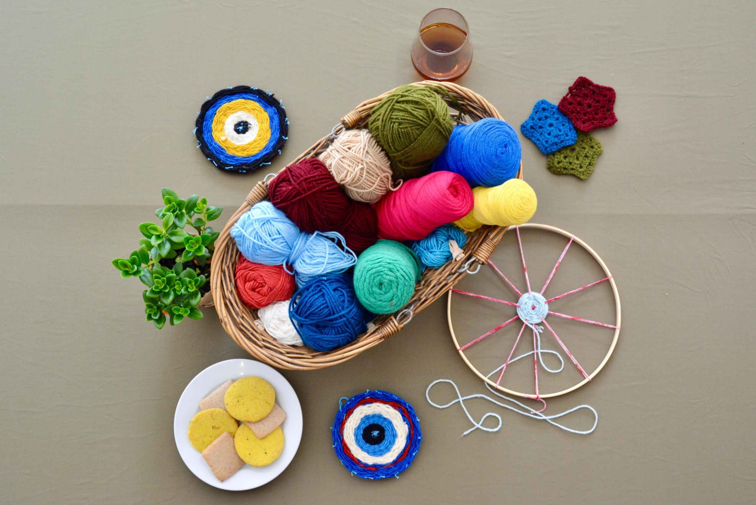 Athen: Væveværksted med græsk te