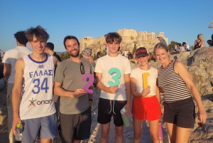 Atenas: Caça ao tesouro mitológico em família com paragens para comer