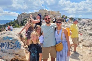 Atenas: Caça ao tesouro mitológico em família com paragens para comer