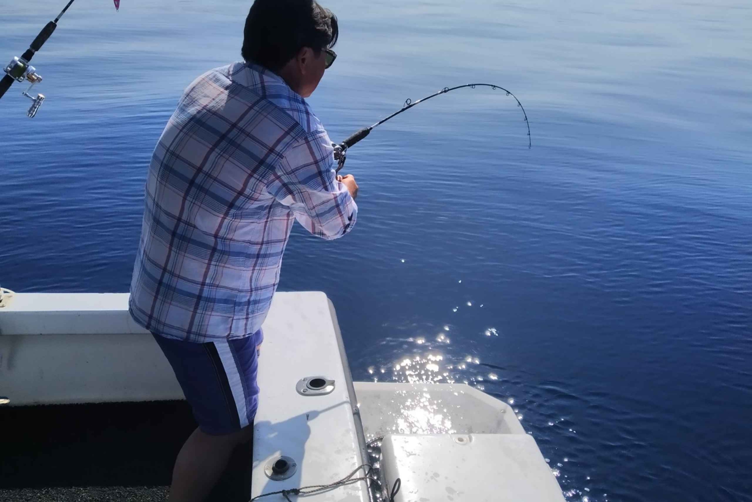 Athens: Fishing Trip Experience on a Boat with Seafood Meal