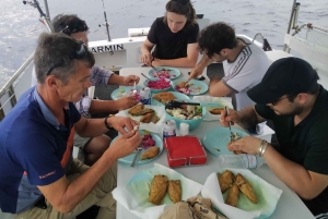 Athens: Fishing Trip Experience on a Boat with Seafood Meal