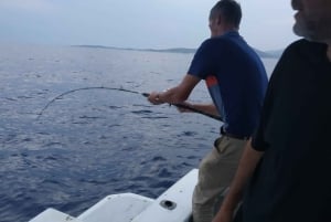 Athens: Fishing Trip Experience on a Boat with Seafood Meal