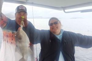 Athens: Fishing Trip Experience on a Boat with Seafood Meal