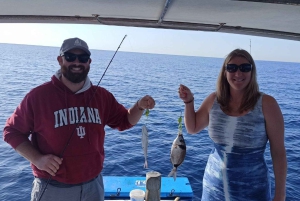 Athens: Fishing Trip Experience on a Boat with Seafood Meal