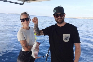 Athens: Fishing Trip Experience on a Boat with Seafood Meal