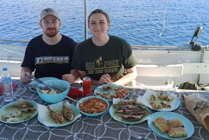 Athens: Fishing Trip Experience on a Boat with Seafood Meal