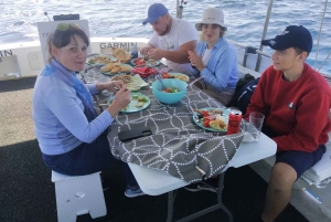 Athens: Fishing Trip Experience on a Boat with Seafood Meal