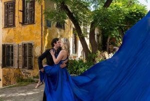 Athen Fliegendes Kleid Fotoshooting