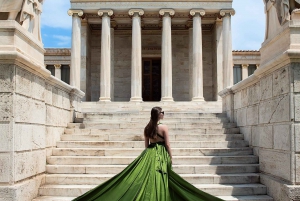 Athen Fliegendes Kleid Fotoshooting