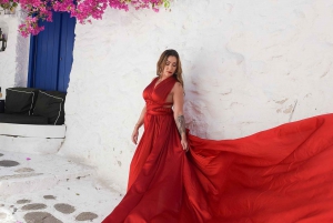 Athen Fliegendes Kleid Fotoshooting