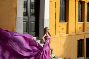 Athen Fliegendes Kleid Fotoshooting